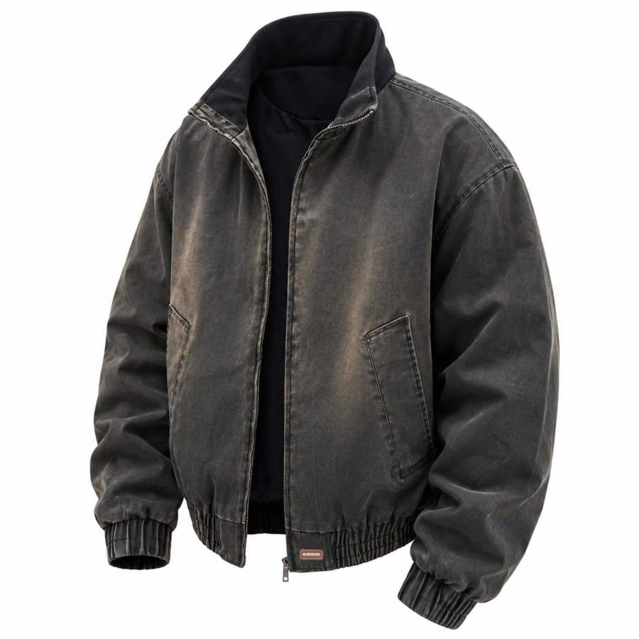 WARRIOR WARRIOR Jackets Unisex Stand Collar Moderate Straight Fit