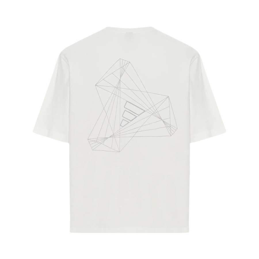 Adidas Adidas FOS T Shirts Men's Bright White Crew Neck Moderate