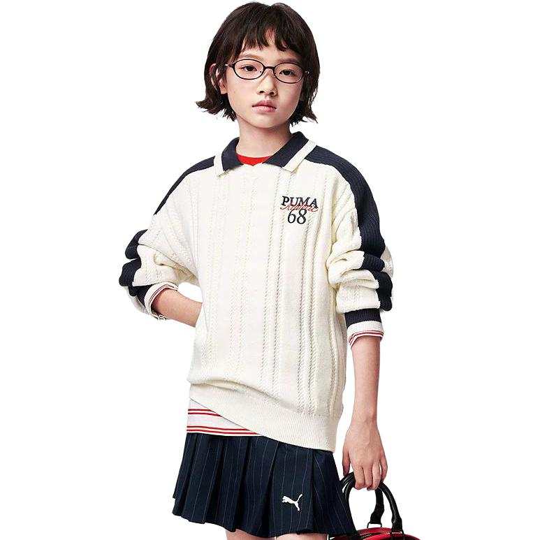PUMA PUMA Kids Sweaters Lapel Moderate