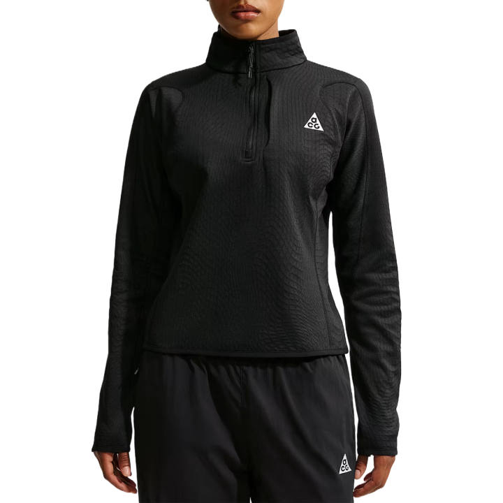 Nike Nike ACG Fleece Tops Women's Black/Peak White Moderate
