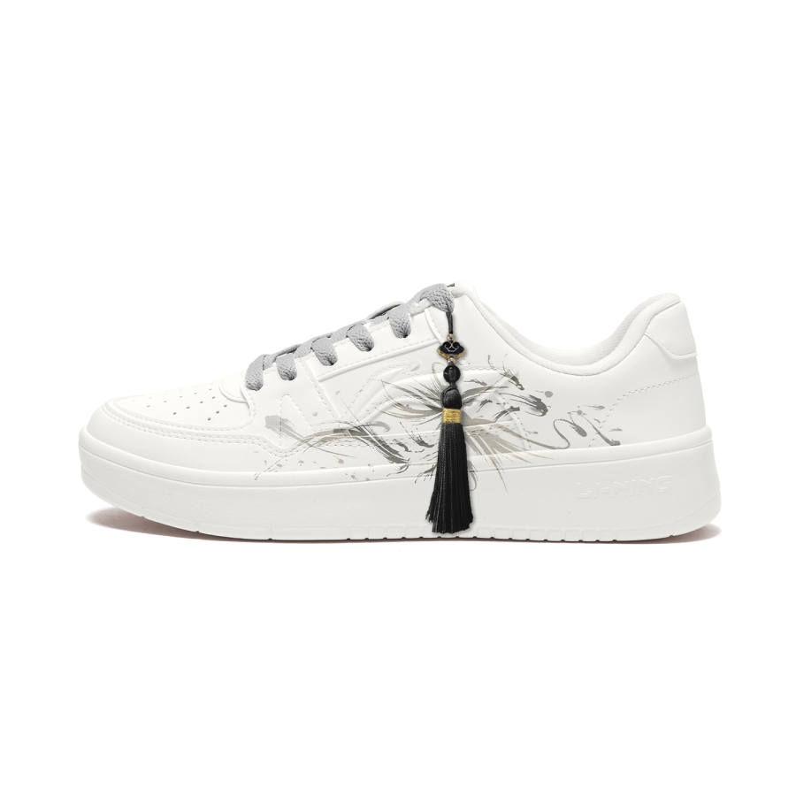 Li-Ning Li Ning January 1.0 Skateboard Shoes Men's Low Top White Black