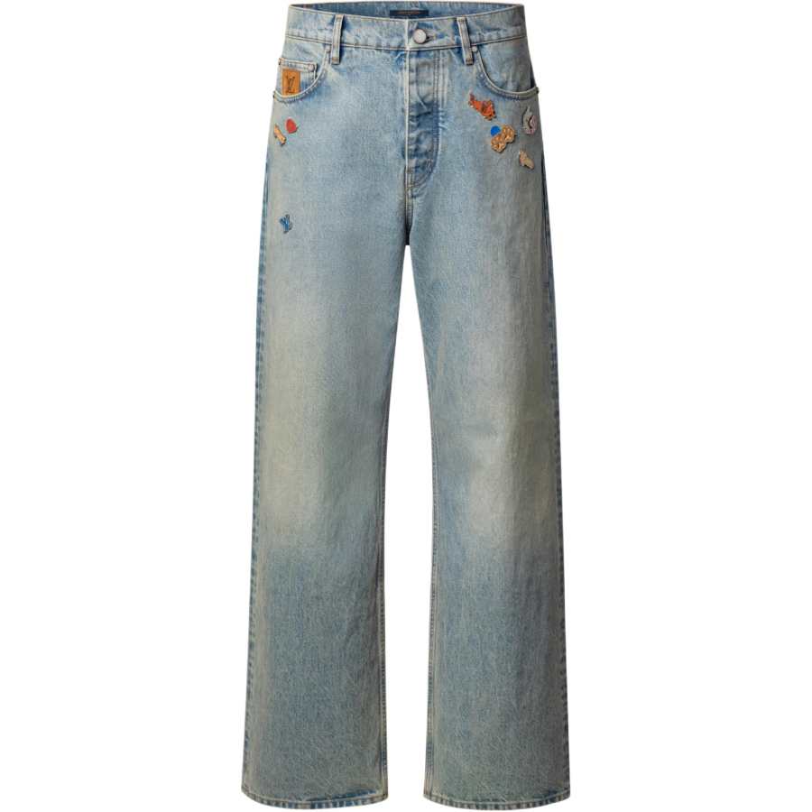 LOUIS VUITTON LOUIS VUITTON Jeans Men's Blue Moderate Other