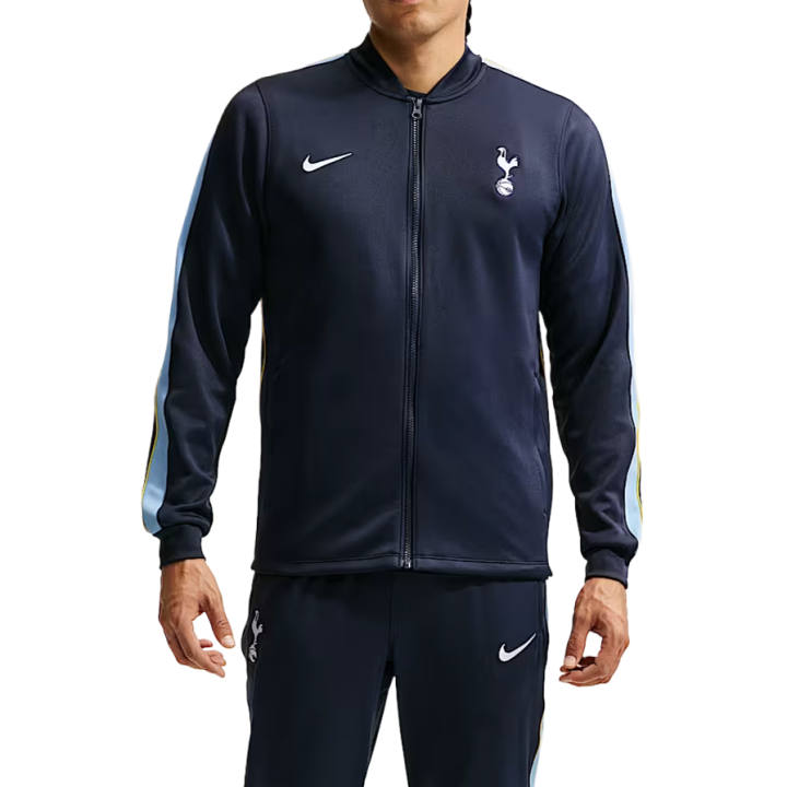 Nike Nike Jackets Men's Obsidian/Light Blue/Campus Corn/White Baseball Collar Moderate