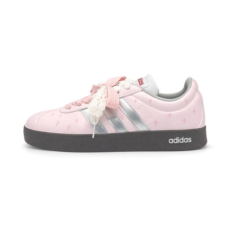 Adidas Adidas VL COURT 2.0 German Army Trainers Unisex Low Top Pink