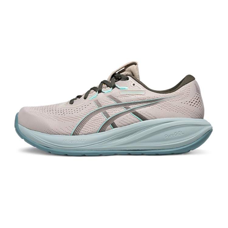 ASICS GEL CUMULUS 28 Running Shoes Men's Low Top Light Umber/Vintage Khaki