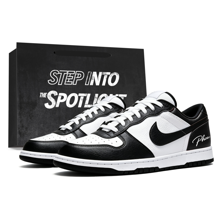 Nike Nike Big Skateboard Shoes Unisex Low Top Black/White