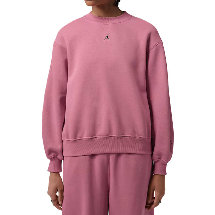 Jordan Jordan Brooklyn Sweatshirts Women's Desert Berry Crew Neck Moderate