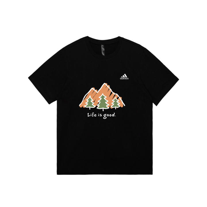 Adidas Adidas MUST HAVES T Shirts Unisex Black Crew Neck Moderate