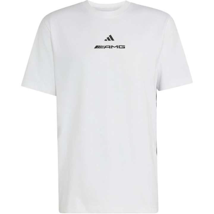 Adidas Adidas Racing T Shirts Men's White Crew Neck Moderate