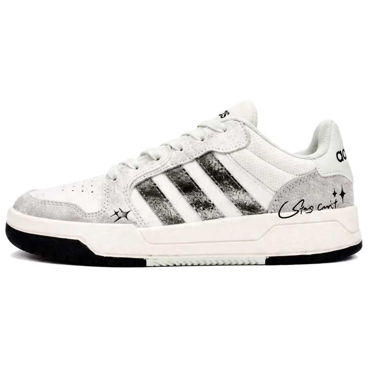 Adidas Adidas ENTRAP Skateboard Shoes Unisex Low Top Gray White