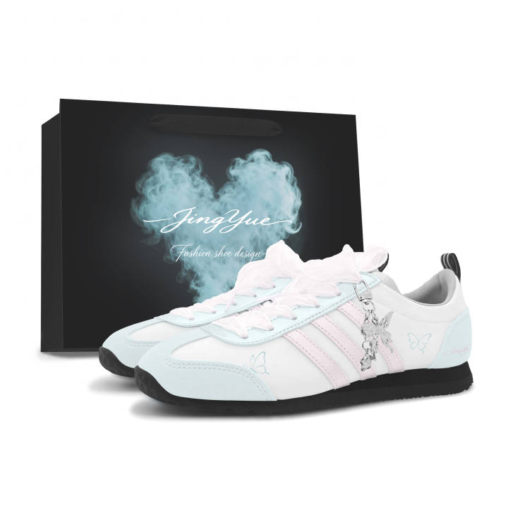 Adidas Adidas VS JOG 2.0 German Army Trainers Unisex Low Top Blue/Pink