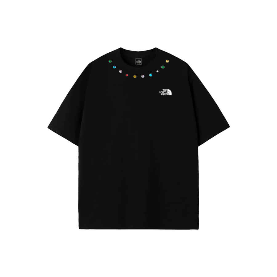 THE NORTH FACE T Shirts Unisex Dark Black Crew Neck Moderate