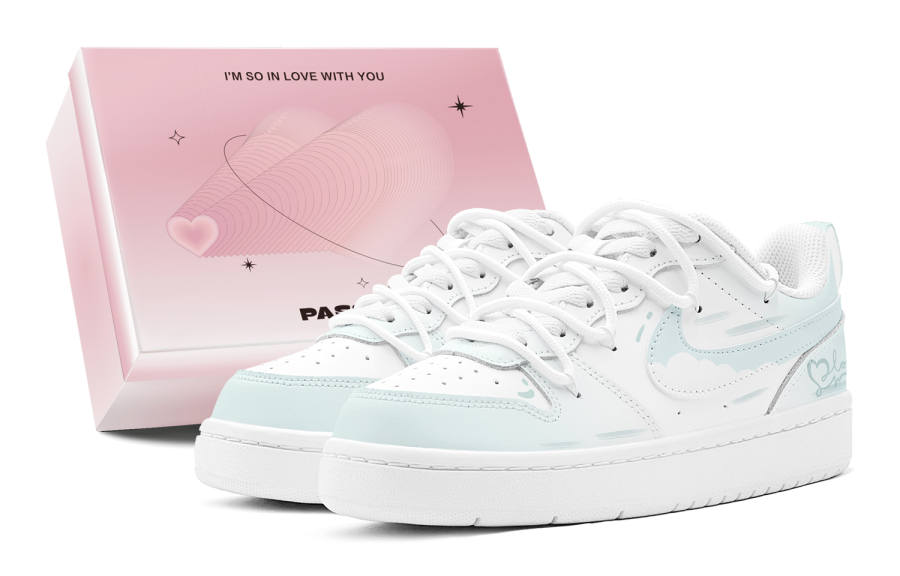 Nike Nike Court Borough Skateboard Shoes Women's Low Top White