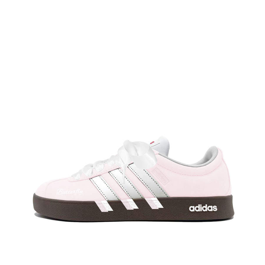 Adidas Adidas VL COURT 2.0 German Army Trainers Women's Low Top Pink/Silver