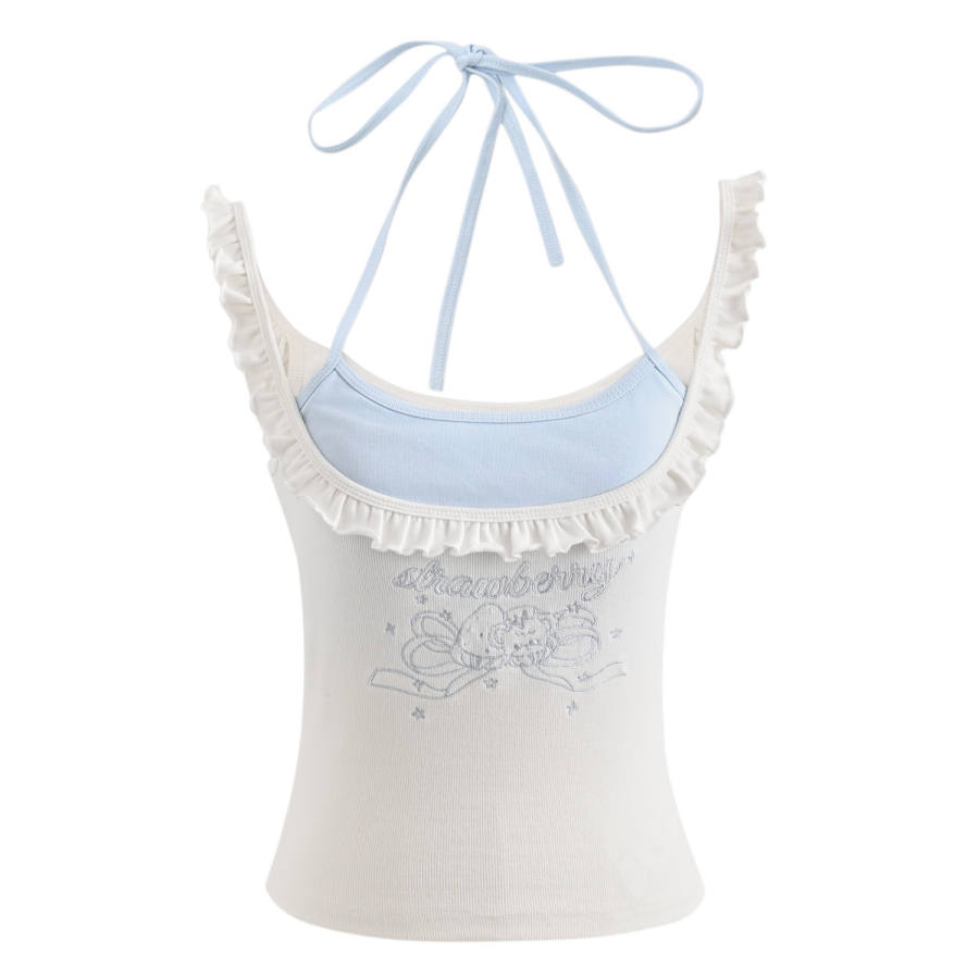 SNBL Camisoles Women's White With Pads Moderate Nipped In Waist