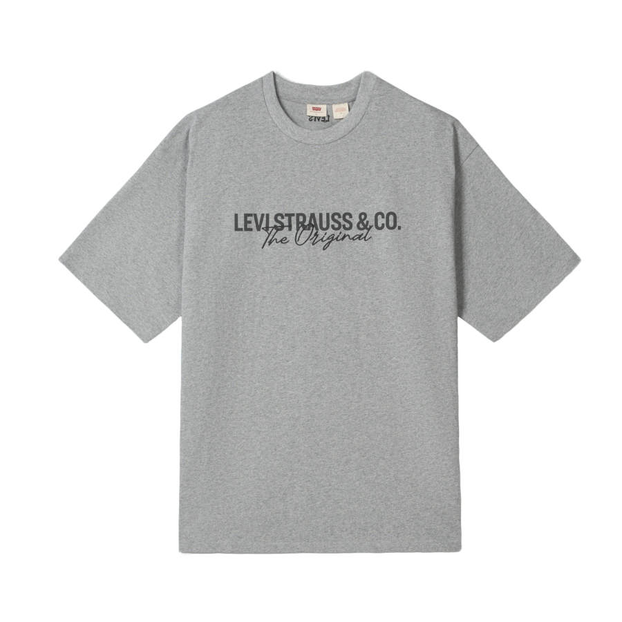 Levis Levis T Shirts Unisex Gray Crew Neck Moderate