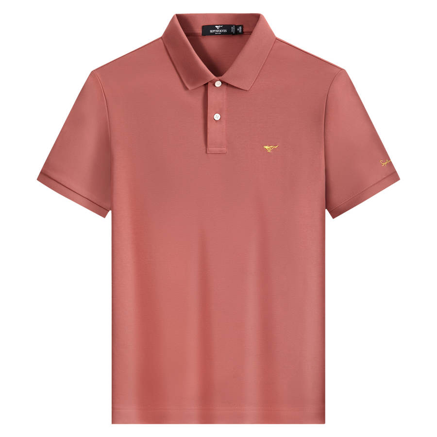 SEPTWOLVES Polo Shirts Men's Lapel Moderate Straight Fit