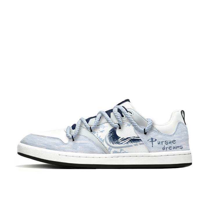 Nike Nike SB Alleyoop Skateboard Shoes Unisex Low Top Blue/White