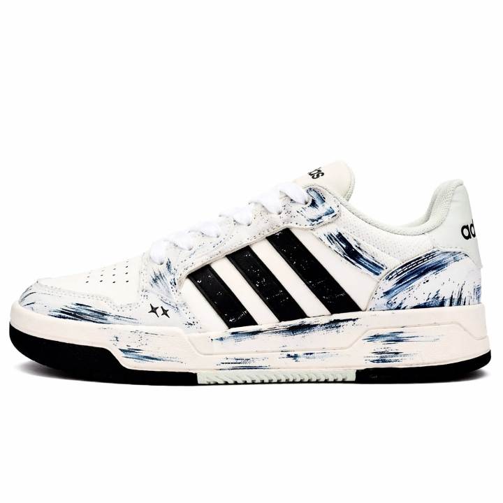 Adidas Adidas ENTRAP Skateboard Shoes Unisex Low Top Blue Black