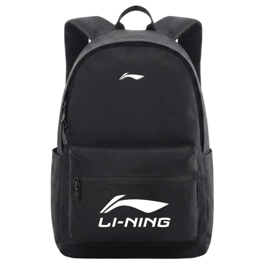 Li-Ning Li Ning Polyester Backpack Unisex Black