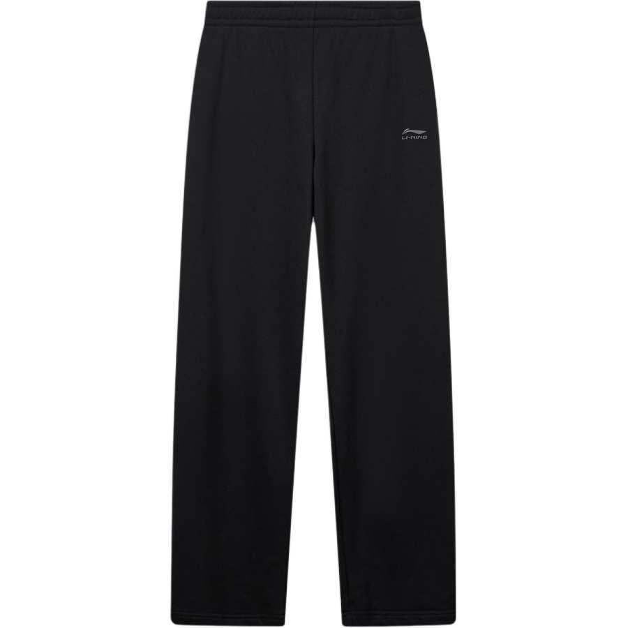 Li-Ning Li Ning Sports Life Collection Casual Pants Women's Black Moderate Straight Fit Pants