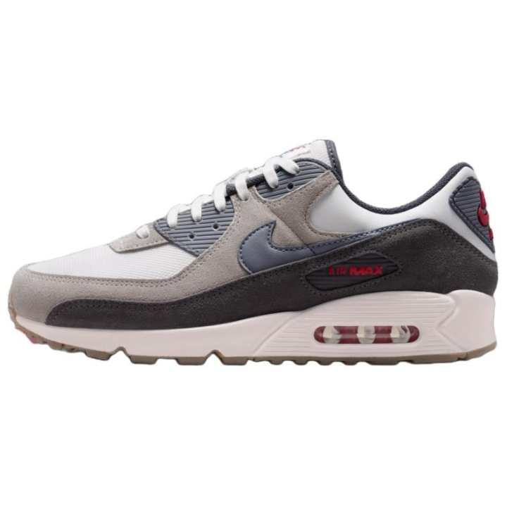 Nike Nike Air Max 90 Running Shoes Unisex Peak White/Academy Gray/Carbon Black/Particle Gray