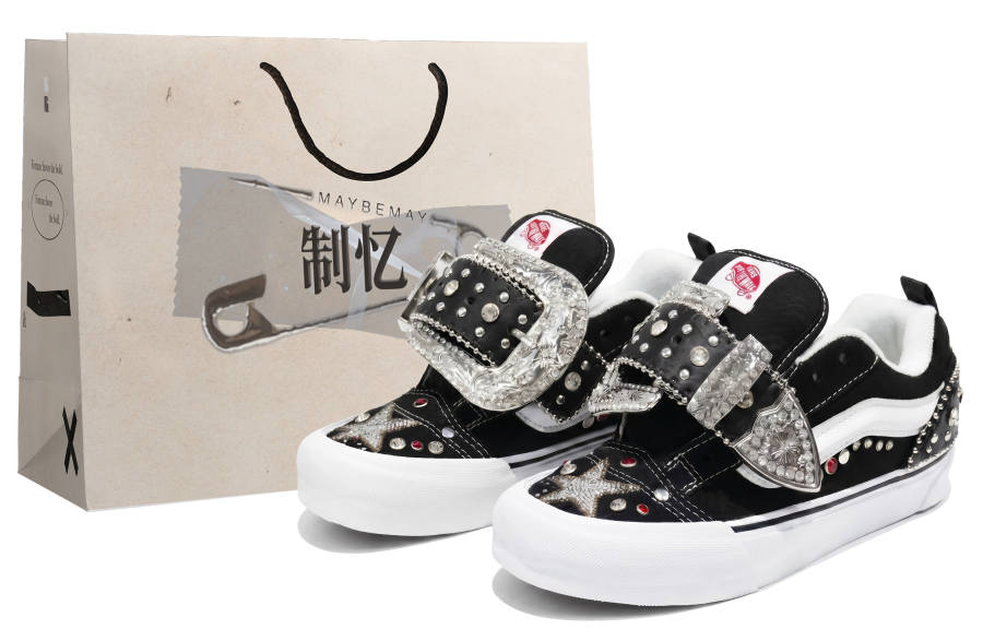 Vans Vans Knu Skool Skateboard Shoes Unisex Low Top Black