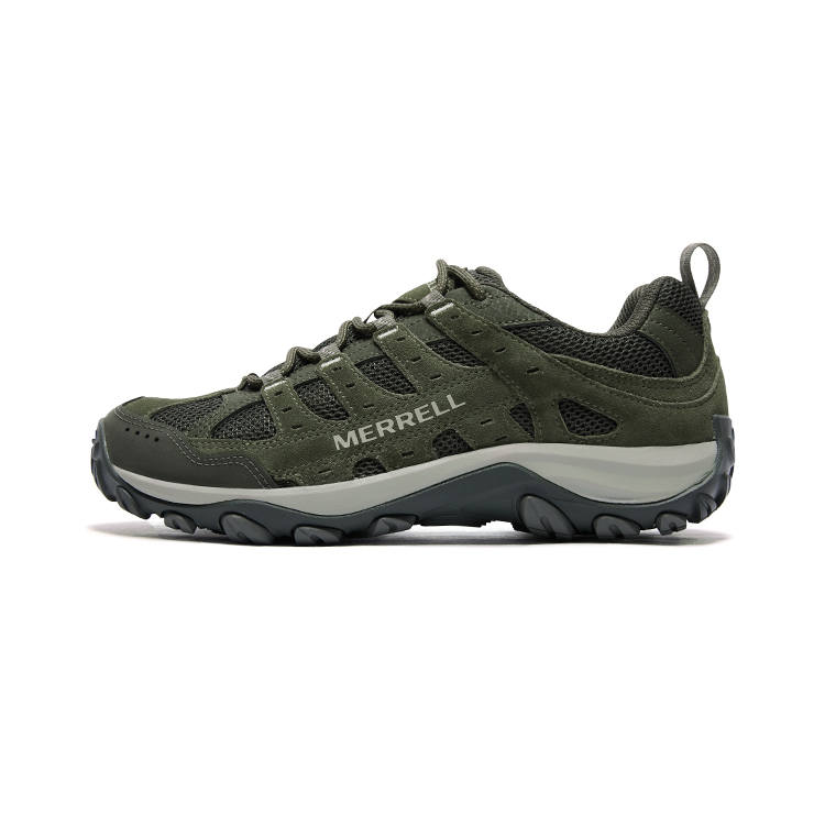 MERRELL Mountaineering & Hiking Shoes Men's Low Top Green