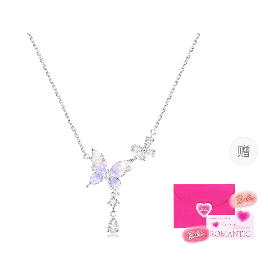 Barbie Crystal Necklaces Women's