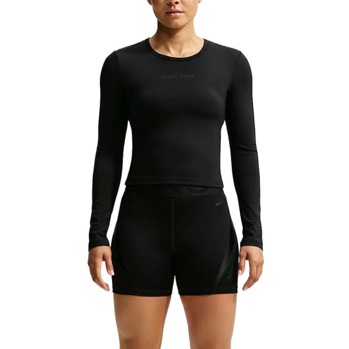 Nike Nike Quick Dry T Shirts Women's Black/Black Moderate
