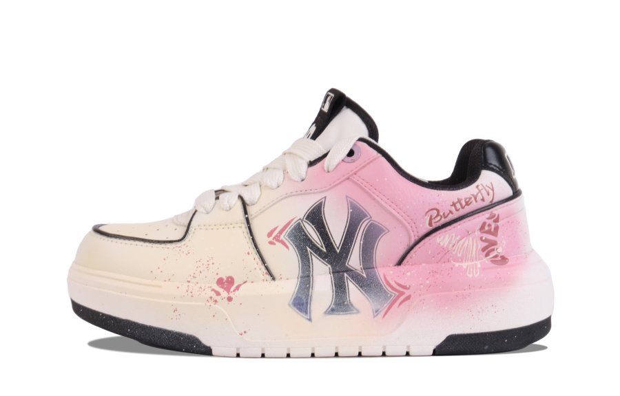 MLB MLB Chunky Liner Skateboard Shoes Unisex Low Top Pink/White