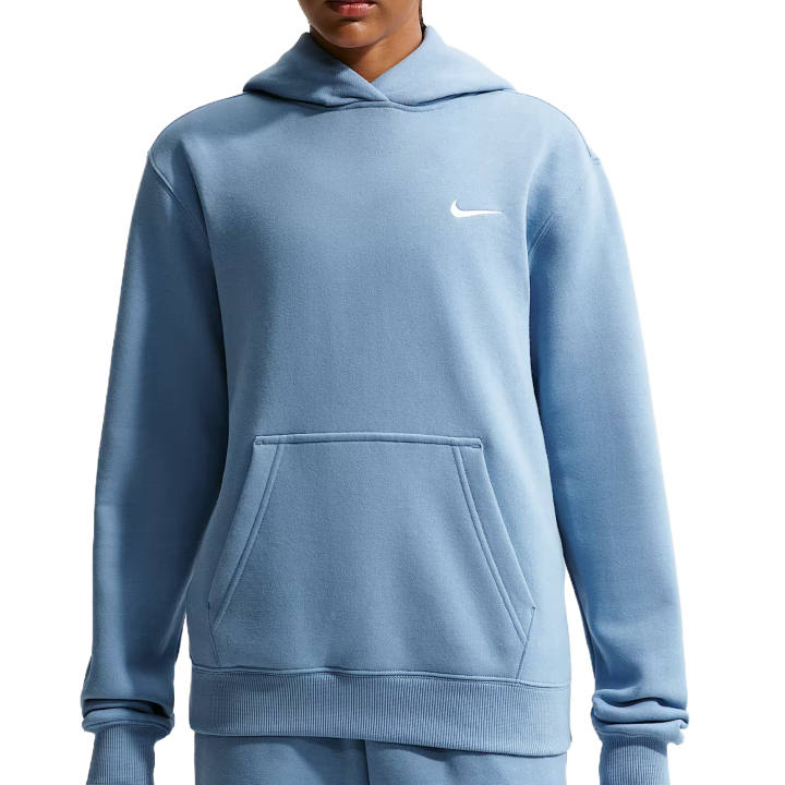 Nike Nike Sweatshirts Women's Work Blue/Sail White Hooded Non Detachable Moderate