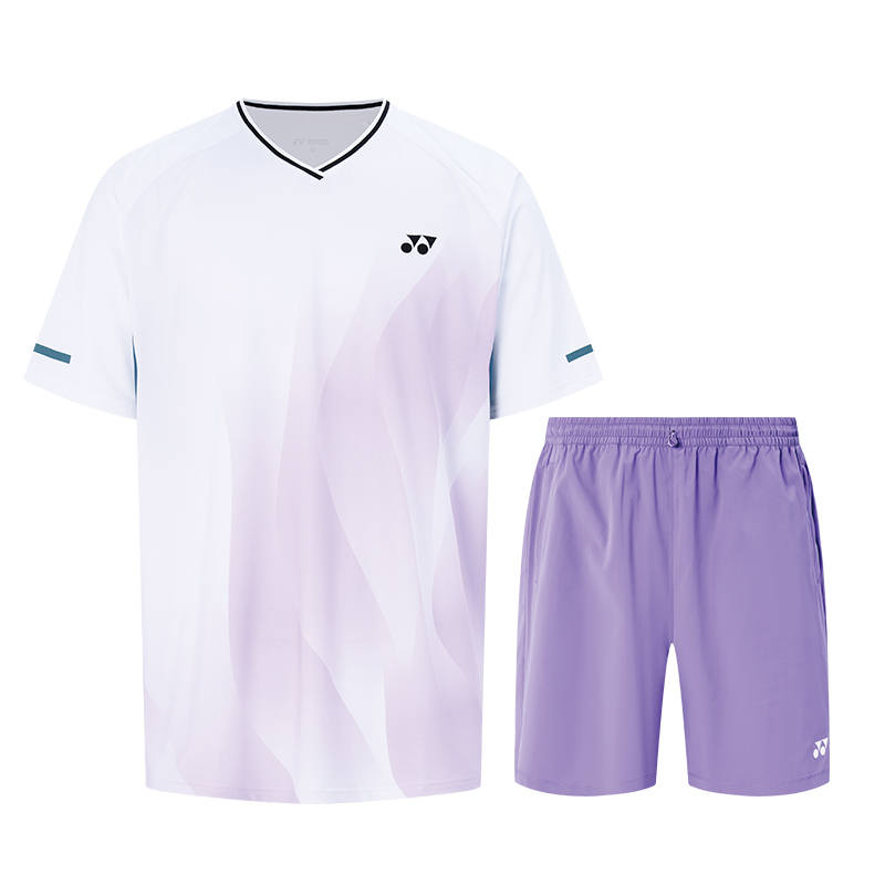 YONEX YONEX Badminton Uniform Sets Men's V Neck Thin