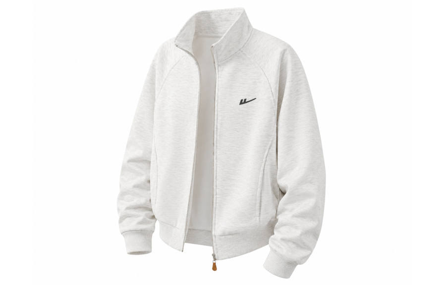 WARRIOR Sweatshirts Unisex Stand Collar Moderate Straight Fit