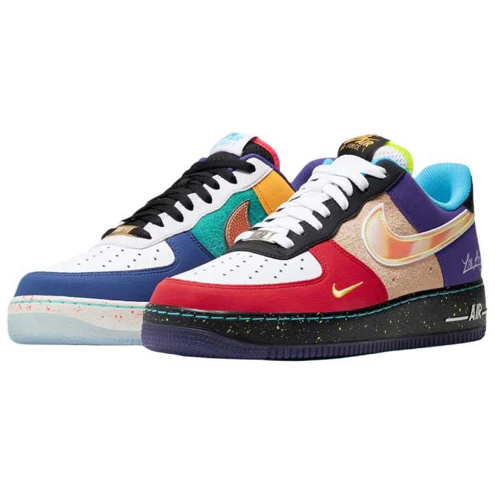 Nike Nike Air Force 1 Skateboard Shoes Men's Low Top Mismatched Multicolor