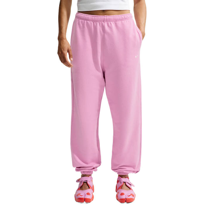 Nike Nike Knitted Sweatpants Women's Pink Rise/Navigation Moderate Cuffed Pants