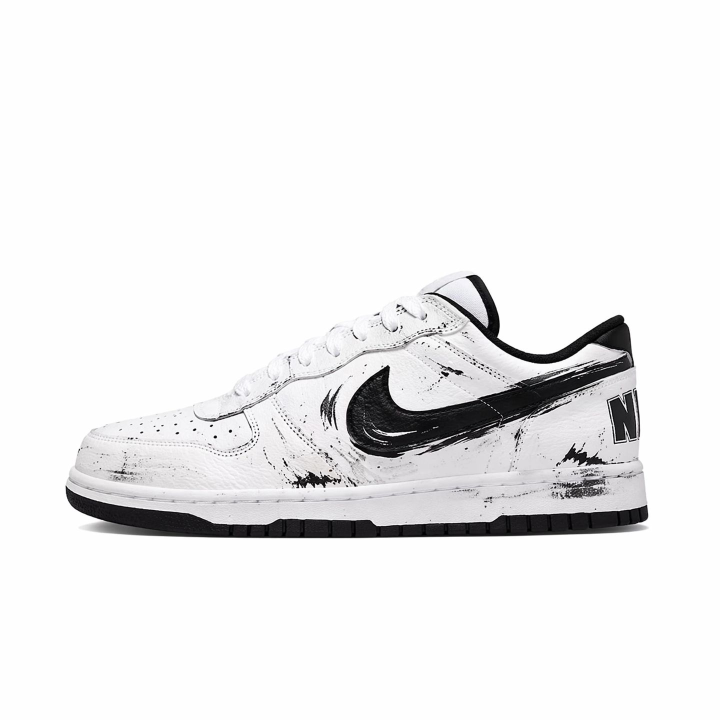 Nike Nike Big Skateboard Shoes Men's Low Top Black/White