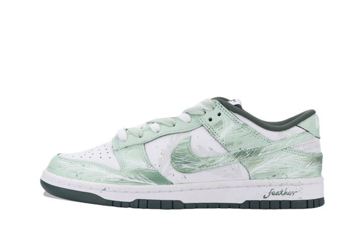 Nike Nike Dunk Skateboard Shoes Unisex Low Top Green/White