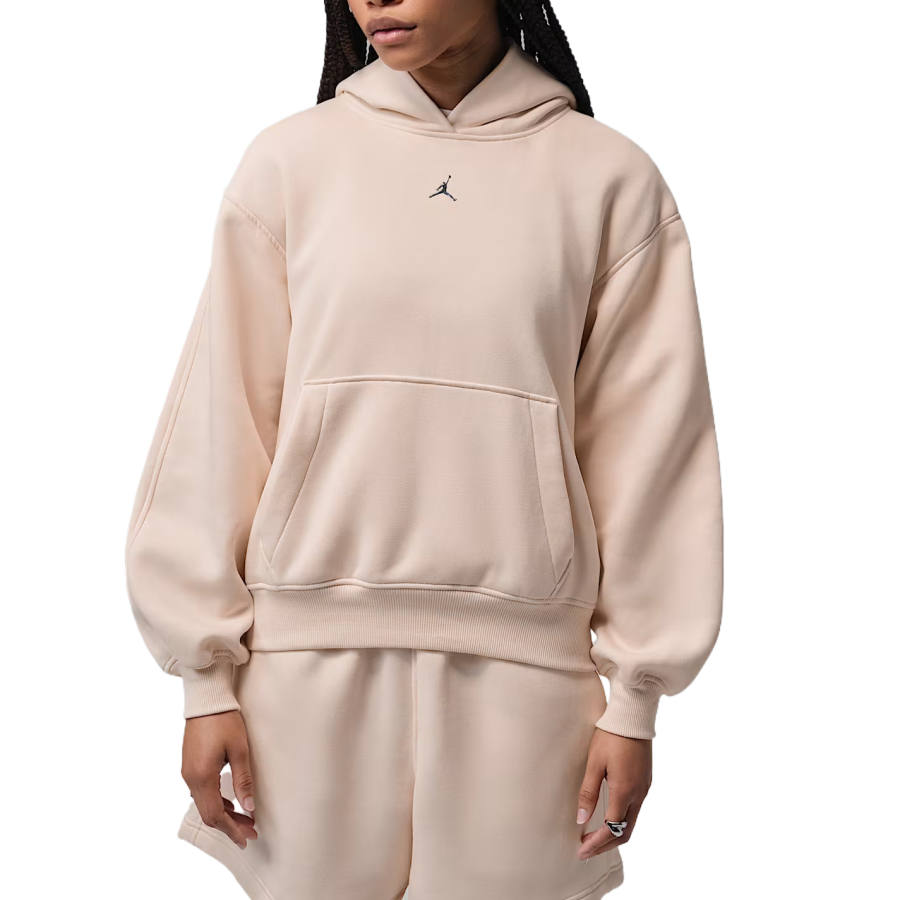 Jordan Jordan Brooklyn Sweatshirts Women's Pearl White Hooded Non Detachable Moderate