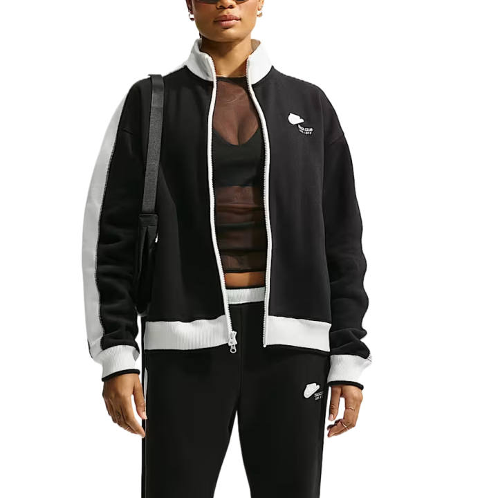 Nike Nike Jackets Women's All Black/Sail White/All Black Stand Collar Moderate