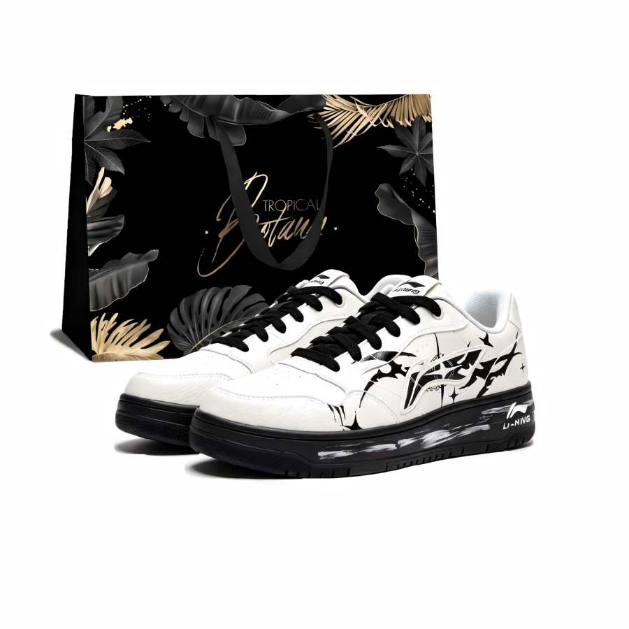 Li-Ning Li Ning Tianji Soft Skateboard Shoes Unisex Low Top White