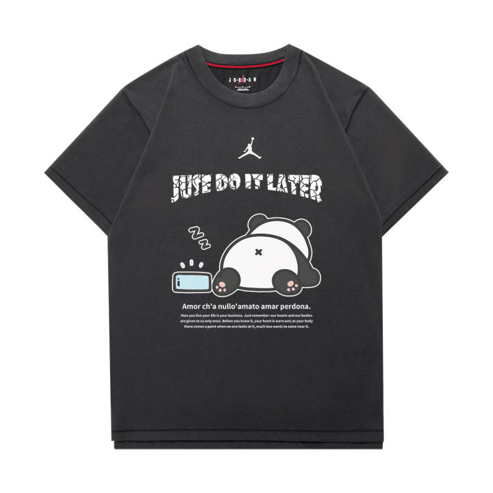 Jordan Jordan DIR FIT T Shirts Unisex Dark Gray Crew Neck Moderate