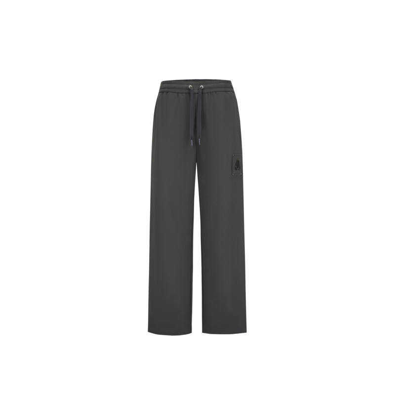 Moose Knuckles Casual Pants Unisex Graphite Gray Moderate Straight Fit Pants