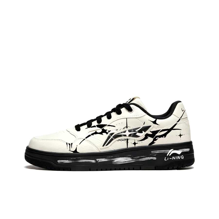 Li-Ning Li Ning Tianji Soft Skateboard Shoes Unisex Low Top White