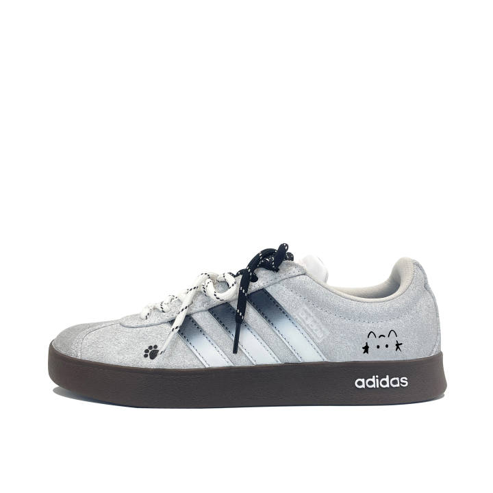 Adidas Adidas VL COURT 2.0 German Army Trainers Unisex Low Top Gray/Black