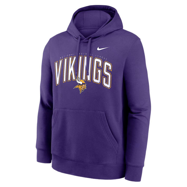 Nike Nike NFL Sweatshirts Men's Purple Hooded Non Detachable Moderate