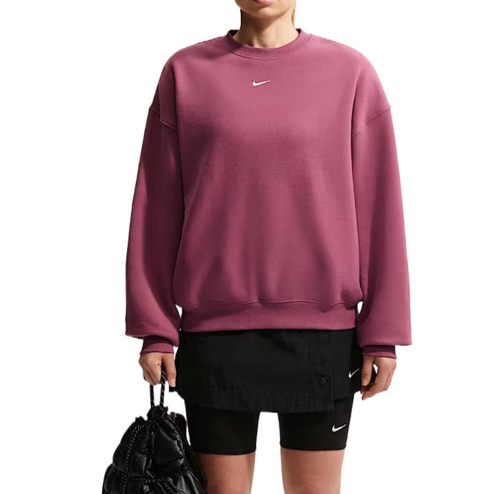 Nike Nike Sweatshirts Women's Pink Mist/Sail White Crew Neck Moderate