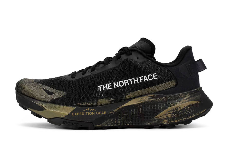 THE NORTH FACE Trail Running Shoes Men's Low Top Yellow