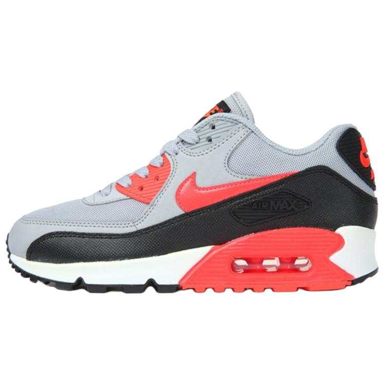Nike Nike Air Max 90 Running Shoes Women's Gray Black Red