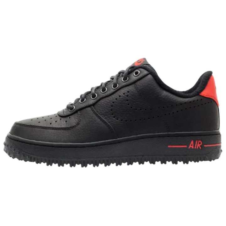 Nike Nike Air Force 1 Skateboard Shoes Men's Low Top Black Red